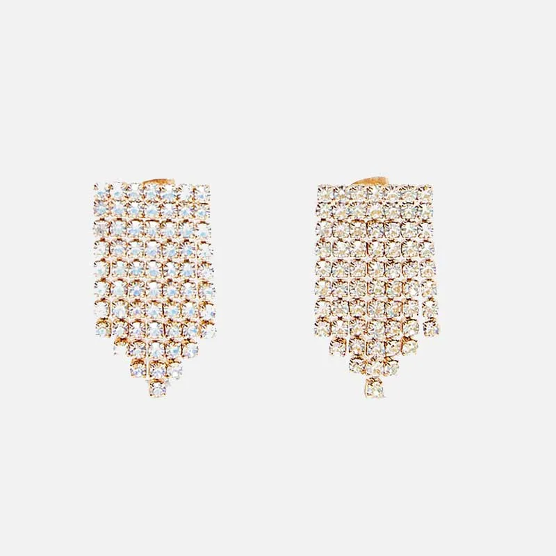 Новая мода ZA подвесное сердечко серьги для женщин аксессуары модный цветок элегантный висячий вечерний комплект из колье серёг и браслета - Окраска металла: 27