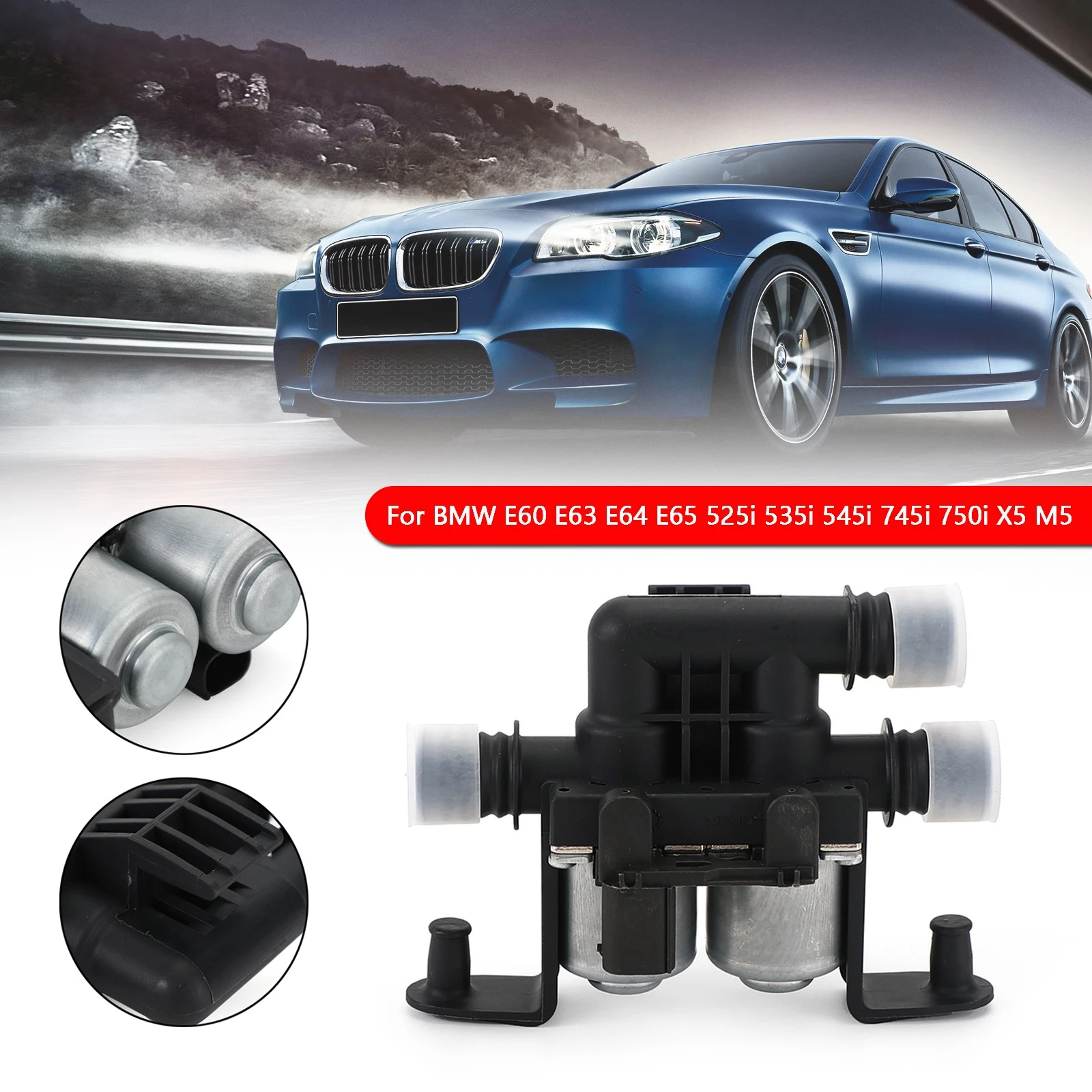 

Клапан управления нагревателем Artudatech 64116906652 для BMW E60 E63 E64 E65 525i 535i 545i X5 M5, автомобильные аксессуары