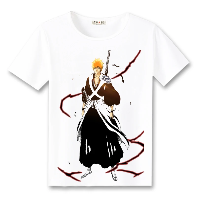 Футболка для косплея отбеливатель Kurosaki ichigo Grimmjow jeagerjaches Повседневная футболка