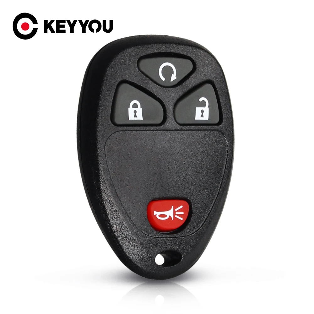 KEYYOU для Buick Cadillac Acadia Pontiac Savana Sierra чехол без ключа входа 4/3 + 1 кнопка резиновая