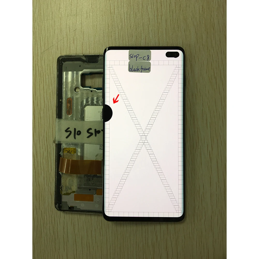 Super AMOLED For Samsung Galaxy S10 Plus G9750 SM-G9750 Display LCD Display Touch Screen Digitizer Assembly Real Photos Tested enlarge