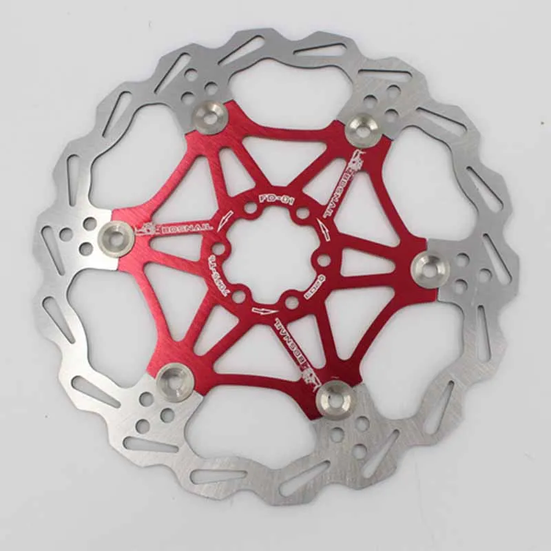 Bicycle Brake Rotor MTB Mountain Bike Super Heat Dissipation Floating Disc 160/180/203mm Six Nails | Спорт и развлечения