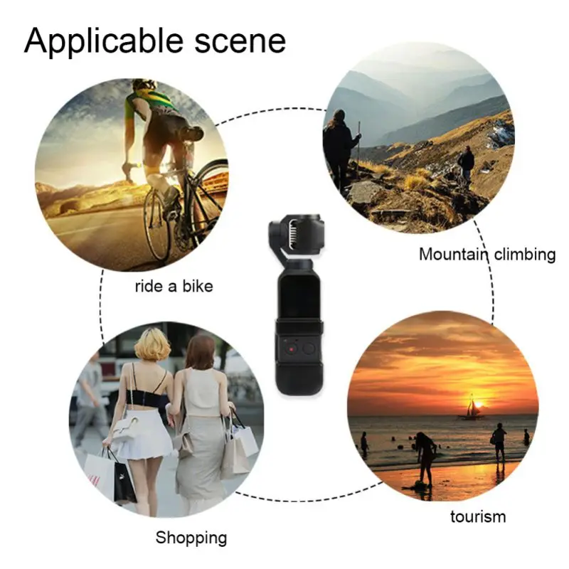 

Expansion Adapter 180 Degrees Adjustable Connector For Osmo Pocket Gimbal Camera7