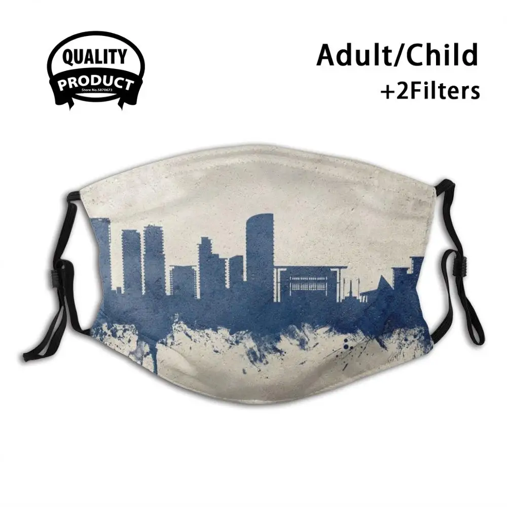 

Дарвин Австралия Skyline маска для лица моющийся фильтр летняя Горячая Распродажа маски для рта Дарвин Skyline Cityscape Дарвин