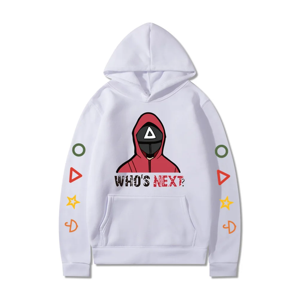 

Korea Squid Game Hoodie Men Fashion Tracksuit Women Sweatshirt Mens Hoodies Kids Hip Hop Boy Clothing Coat Kawaii Sweat Y2k Tops