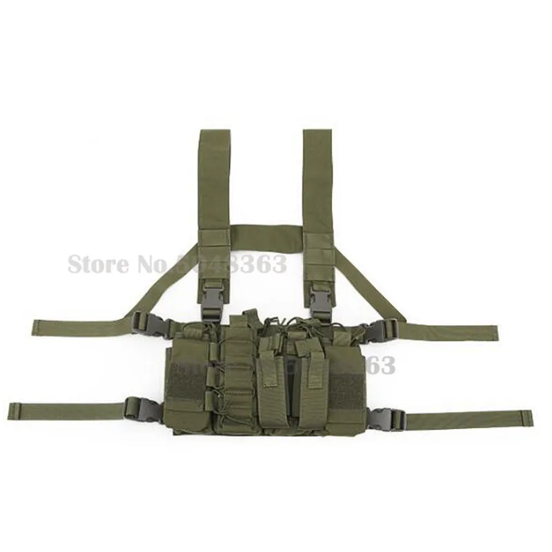 Уличный охотничий жилет тактические боеприпасы нагрудный съемный с тройной