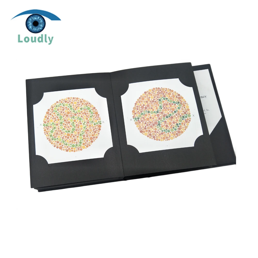 Самая низкая цена лучшее качество оптическое оборудование Ишихара тест книга 38