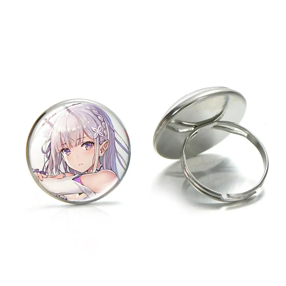 Модное аниме кольцо SONGDA с рисунком RE: ZERO ювелирные изделия для косплея ОЗУ Рем