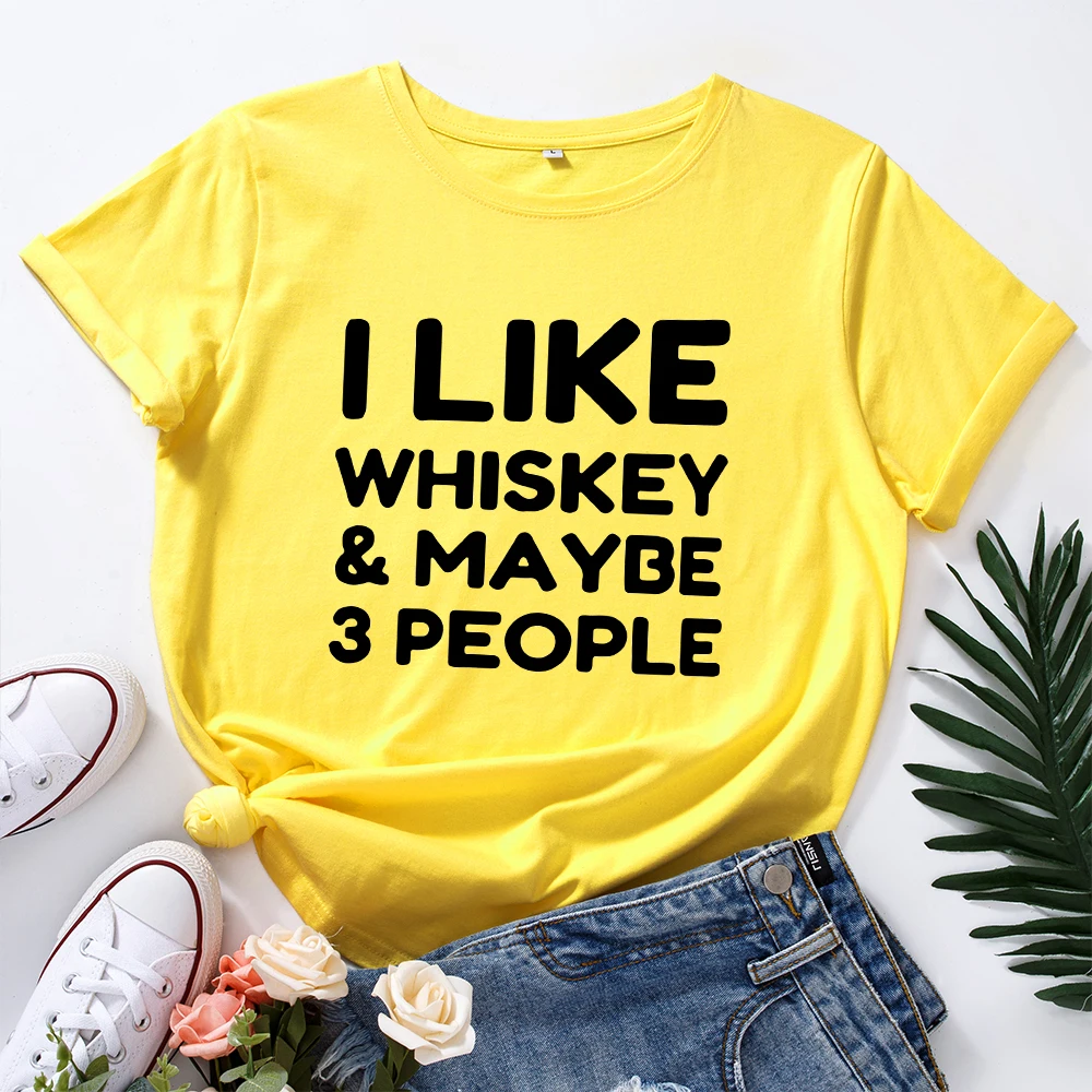 

Футболка женская хлопковая с принтом «смешная надпись питьевой» и коротким рукавом