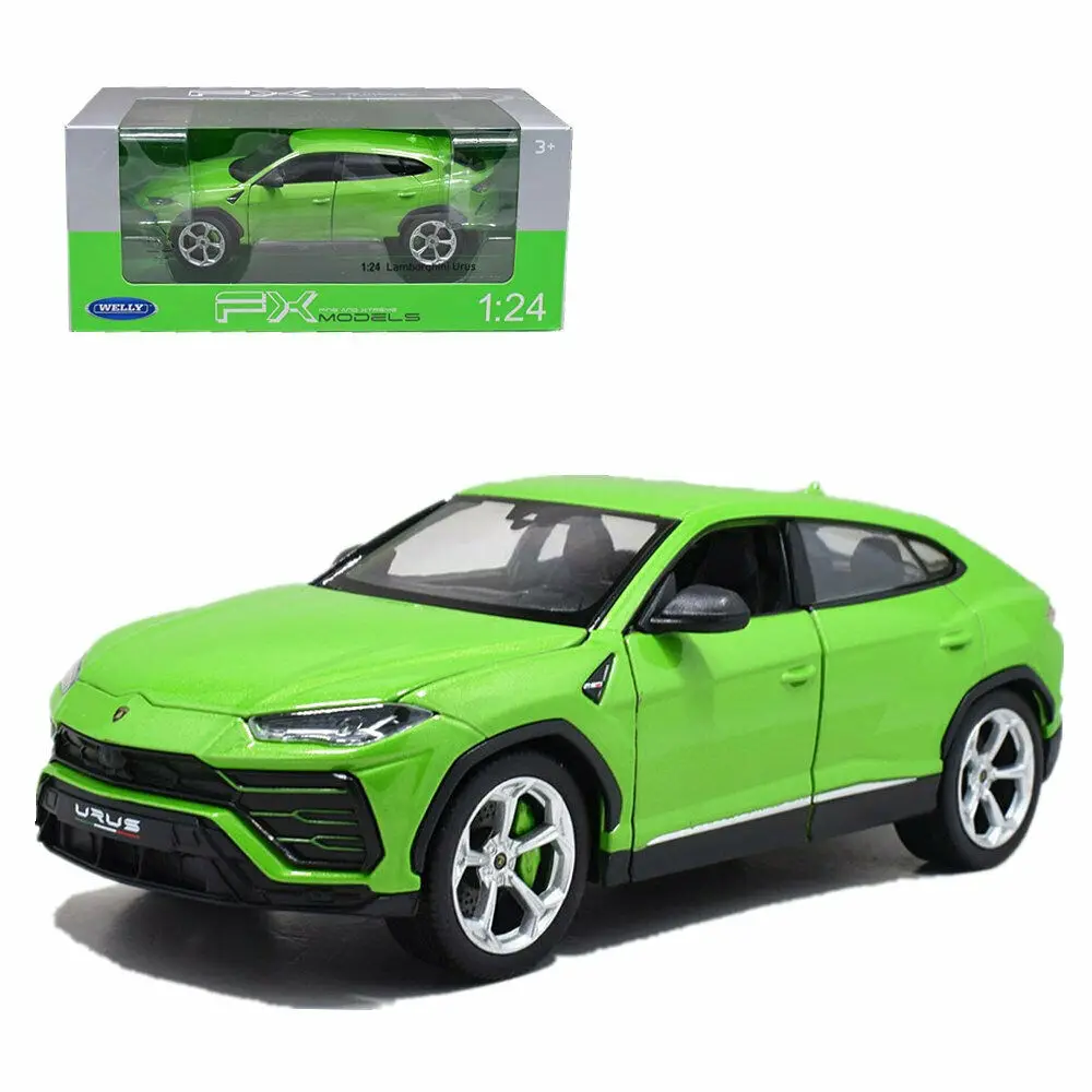 Welly 1/24 Lamborghini Урус литая под давлением модель гоночный автомобиль Новый в