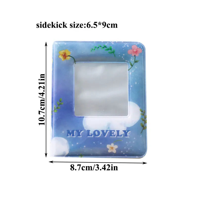 

New Small Photo Square Album Home Picture Case Storage Portable Name Card Book Photo Album Card Photocard Name Card ID Holder