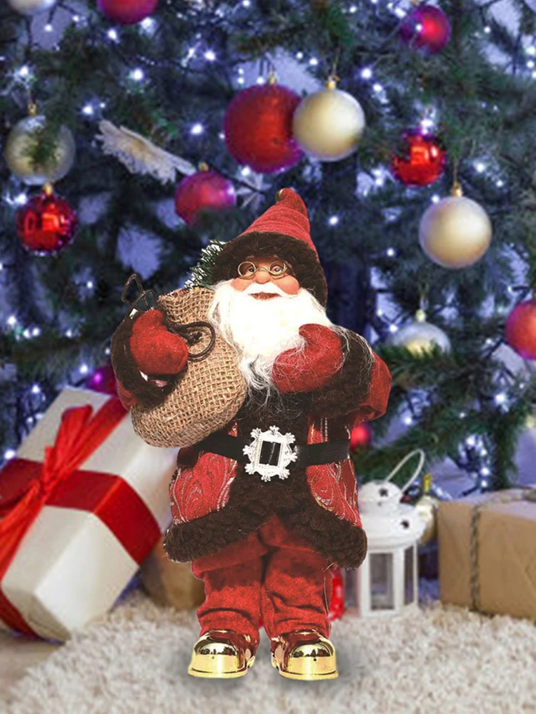 1/3 шт. Рождество куклы Санта Клаус снеговик олень кукла Рождественская елка