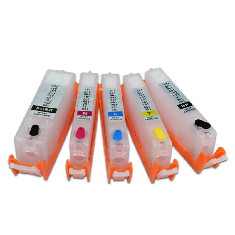 

5 colors PGI-870 CLI-871 Refill Ink Cartridge with ARC Chip for Canon PIXMA TS9080 TS8080 TS6080 TS5080 MG5780 MG6880