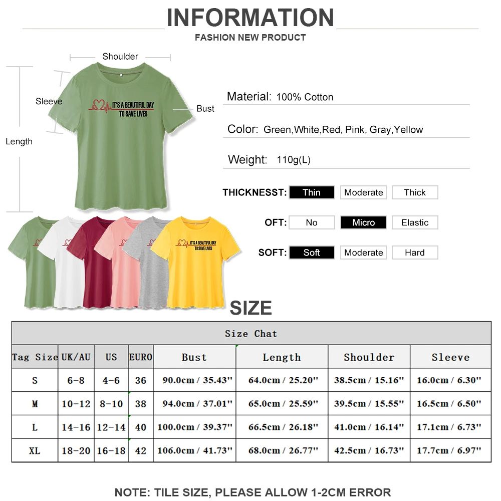 

Summer Basic Tops Women Fashion T-Shirt Short Sleeve T-shirt Female Round Neck Casual Heart Graphic Letter Print Tee Shirts D30