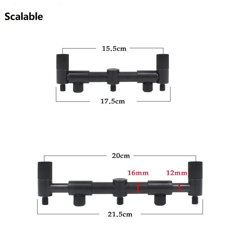 

Fishing Alarm Bracket Aluminum Alloy Rod Rests Sea Pole Telescopic Crossbar Rod Pods Scalable Solid Carp Fishing Equipment
