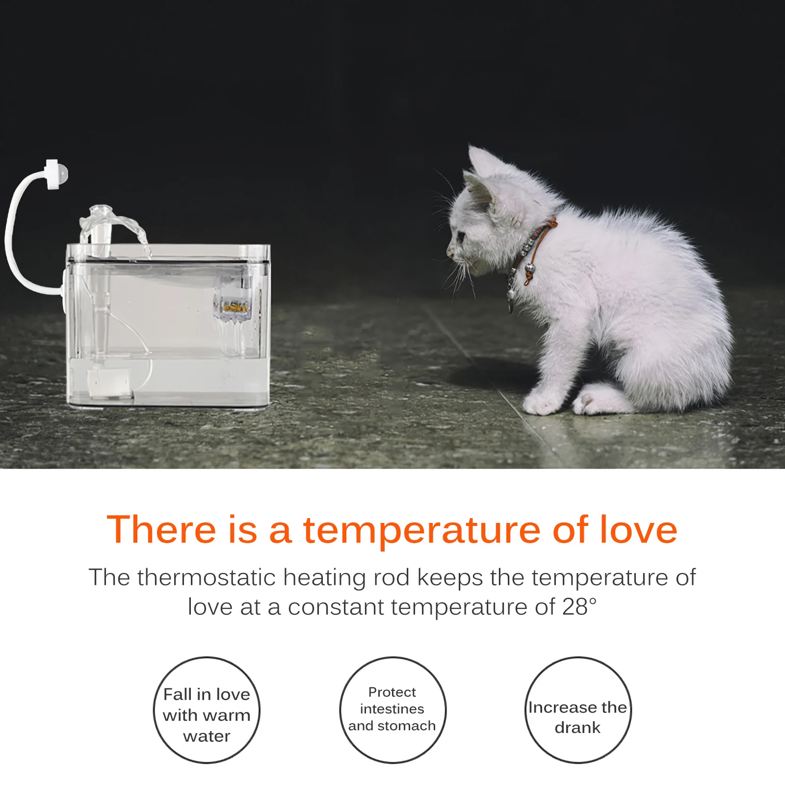 

Intelligent 3L Car Water Dispenser Durable Dog Fountain Silent Drinker For Cats Dogs Car Water Dispenser Dog Fountain