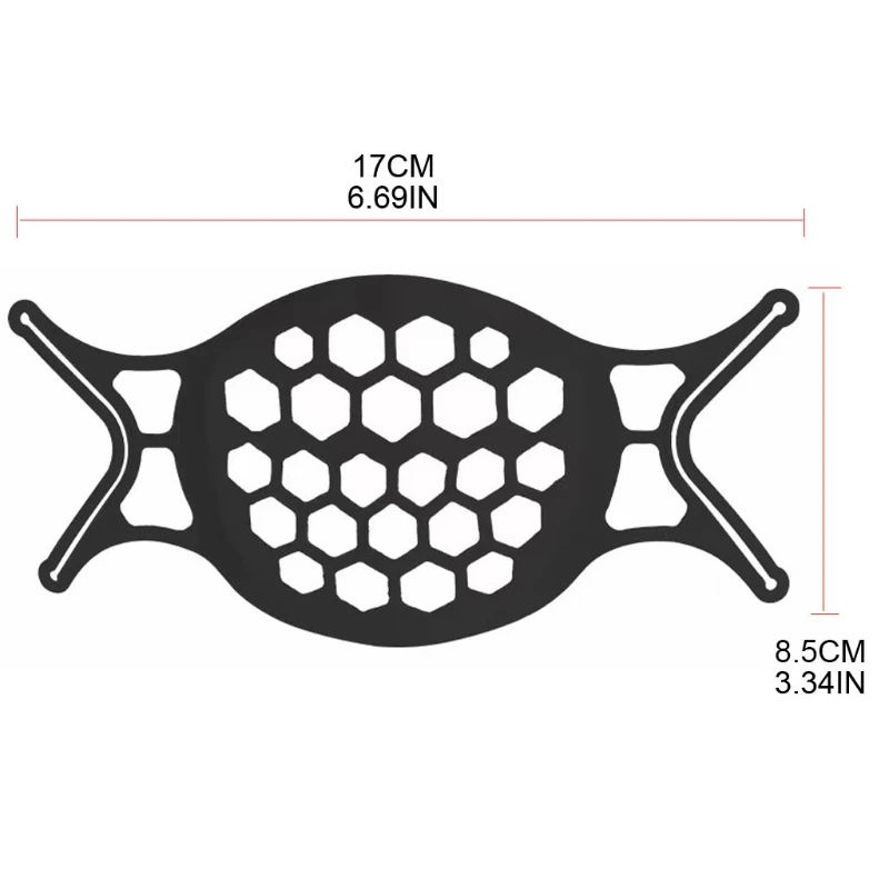 Многоразовый силиконовый держатель для маски лица 3D защитный кронштейн губной