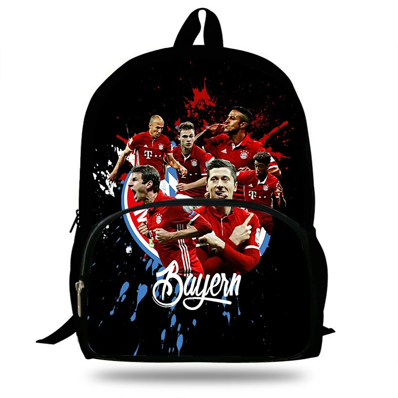 Школьный рюкзак для мальчиков рюкзаки футбольных звезд левандовых