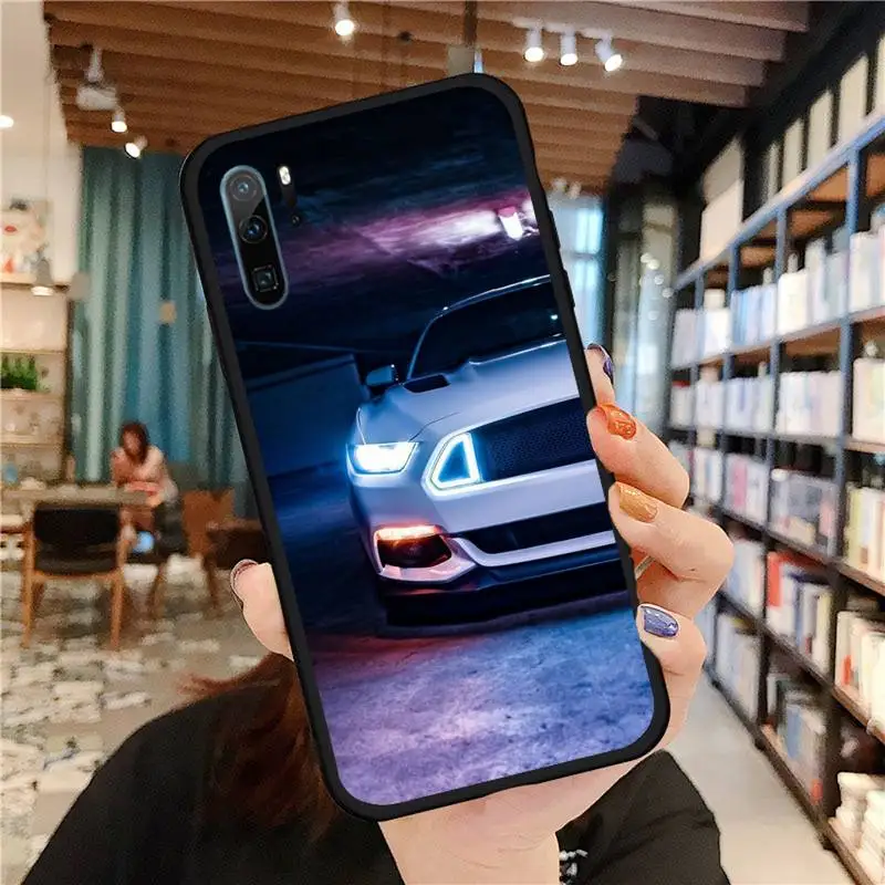 

Luxury sports car cool Phone Cases For Huawei honor Mate P 9 10 20 30 40 Pro 10i 7 8 a x Lite nova 5t Soft Silicone
