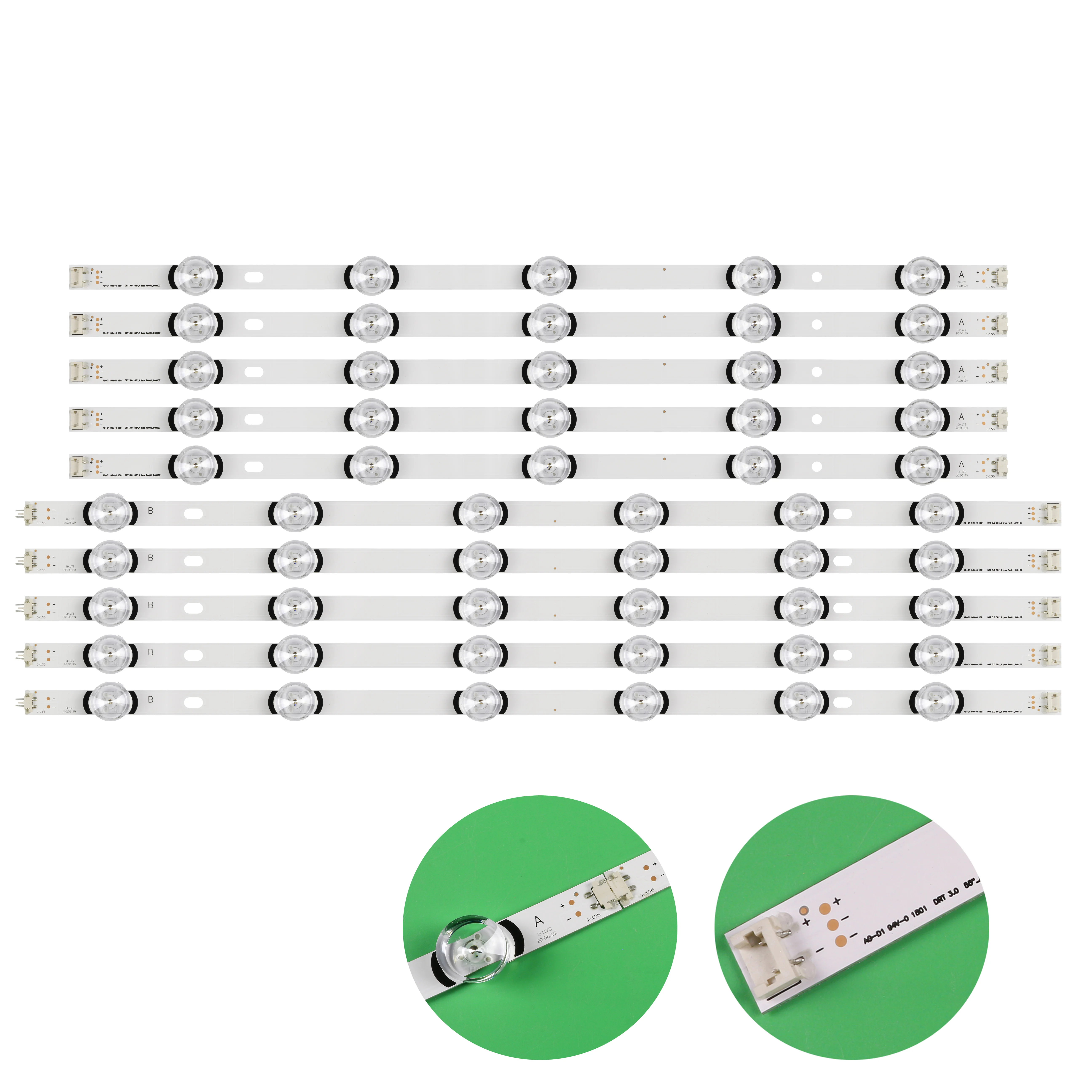 Новинка 10 шт. светодиодный Подсветка полосы для LG innotek DRT 3 0 55 &quotТип 55LB5950 6916L-1730A