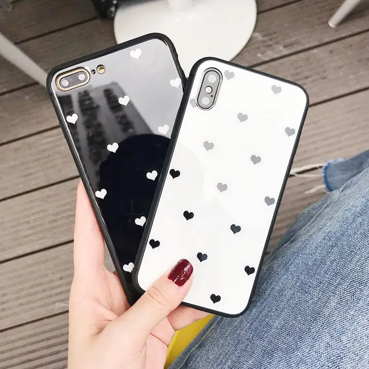 Чехол из ТПУ и закаленного стекла для apple iphone 6 6s 7 8 plus X XR XS MAX чехлы телефонов 11 pro max