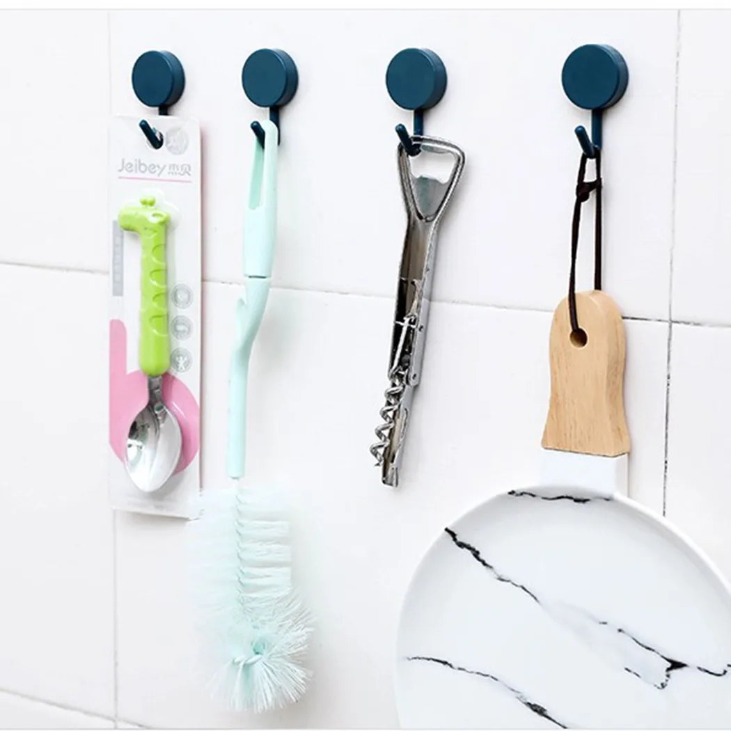 

10Pcs Strong Adhesive Hooks Set Sticky Stick on Wall Hanger Kitchen Bathroom