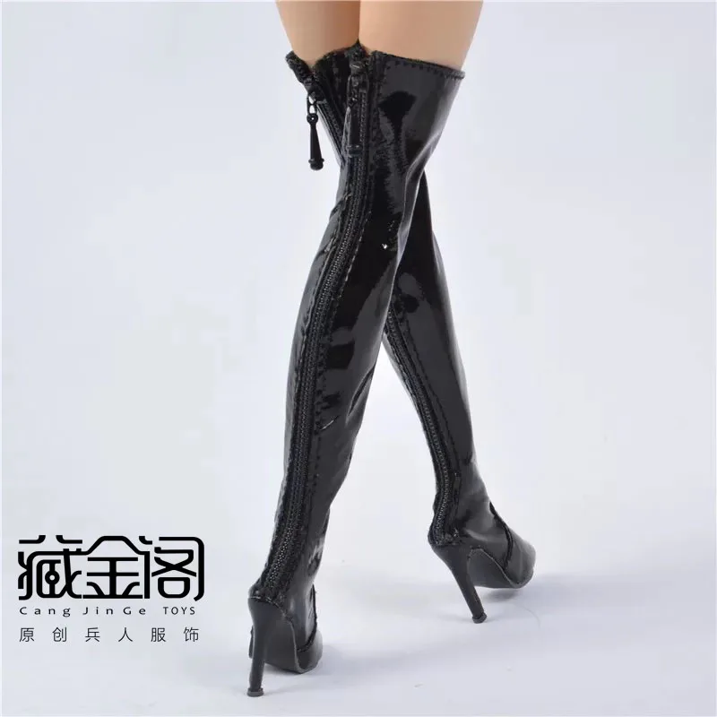

1/6 Scale Action Figures Accessory Fashion Long Boots Leather shoes for 12 Inches TBL JO UD doll model