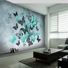 Пользовательская ручная роспись 3D бабочки Ностальгический фон фото настенная бумага фрески гостиная спальня домашний декор настенная 3D Бумага