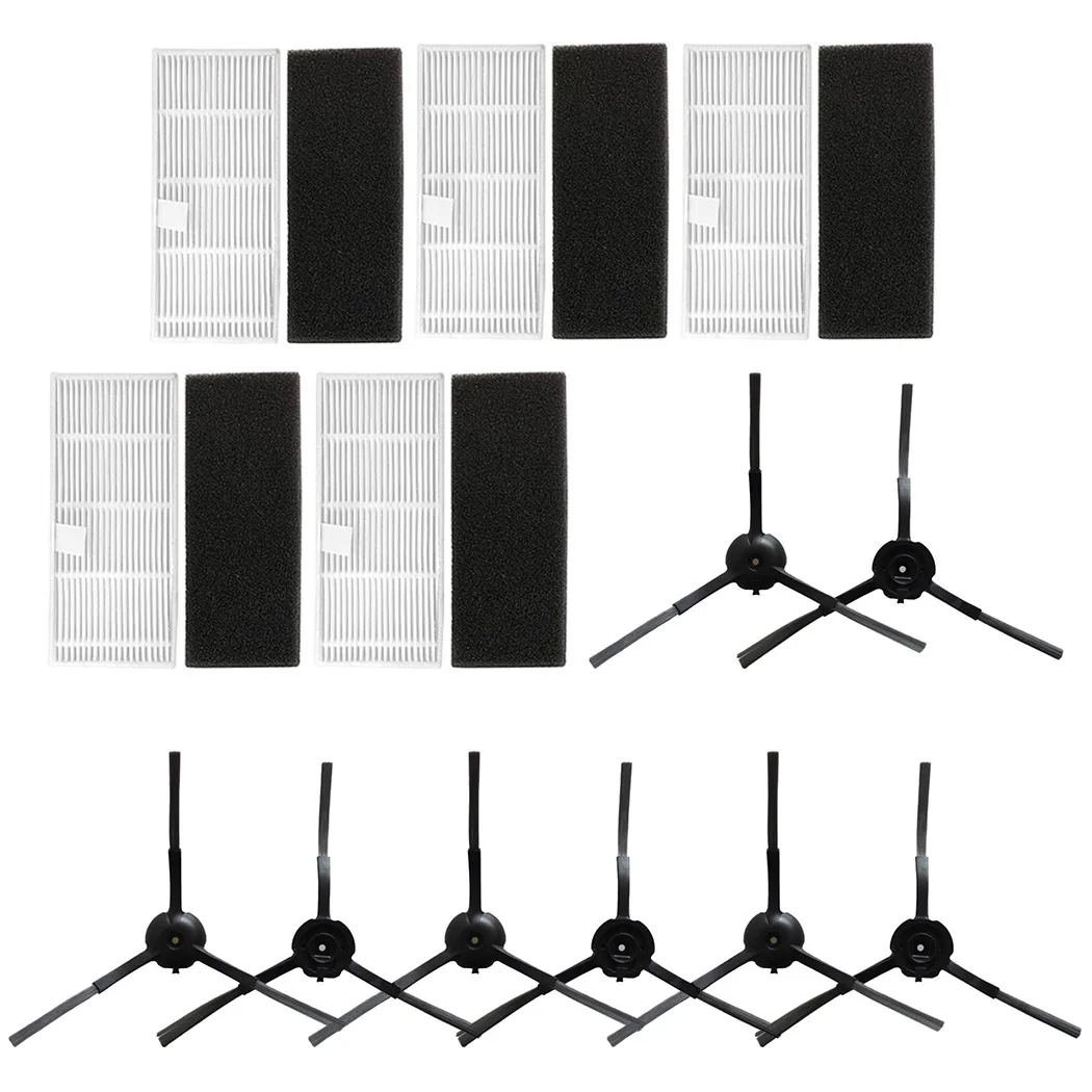 

5X Filter + 8X Side Brush For XIAOMI VIOMI S9 Robot Vacuum Cleaner Replacement Attachment Spare Part