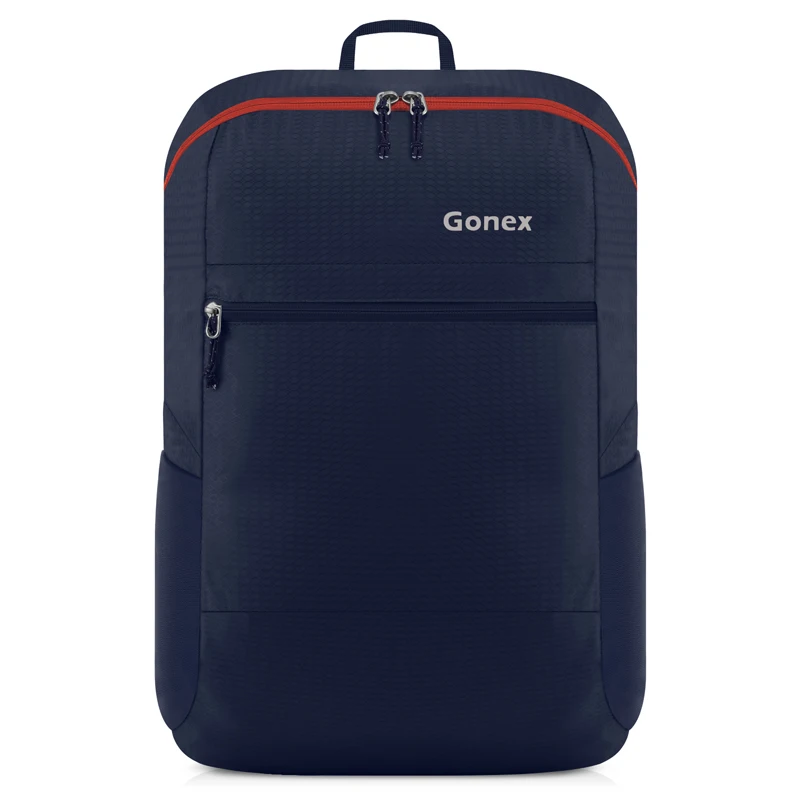 Deep Blue Gonex 30L Сверхлегкий упаковочный рюкзак, повседневная нейлоновая складная сумка на плечо для путешествий, кемпинга, школы, шоппинга - Цвет: Deep Blue