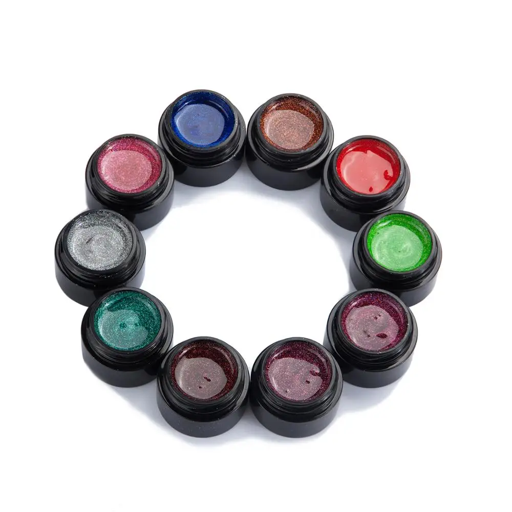 1 бутылка Гель лак для ногтей 5 мл Толстая упругая краска УФ гель с принтом|Гель