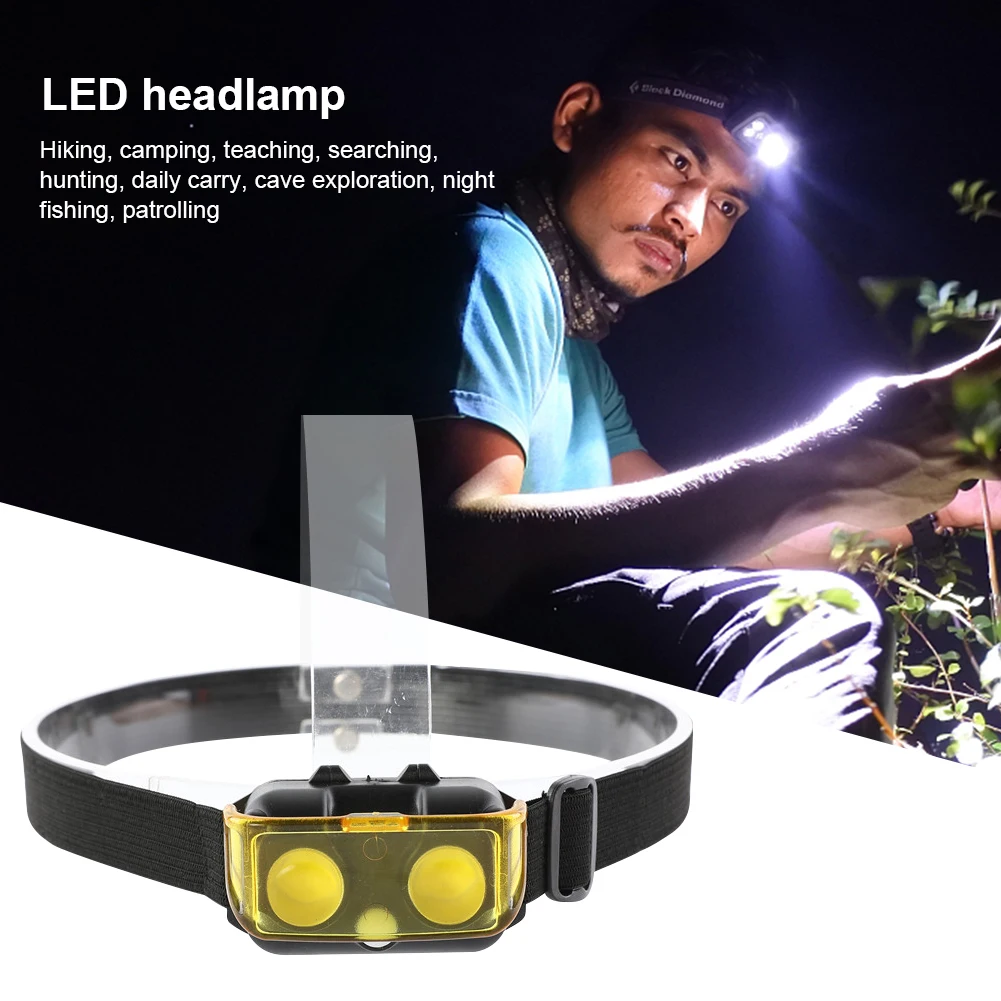 

5W LED Battery Power Head Lamps Outdoor Night Fishing Electric Torch Flashlight Hunting Head Lamp Camping Headlamp