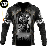 customized name viking odin 3d printed autumn men hoodies unisex casual pullover zip hoodie streetwear sudadera hombre dw0539