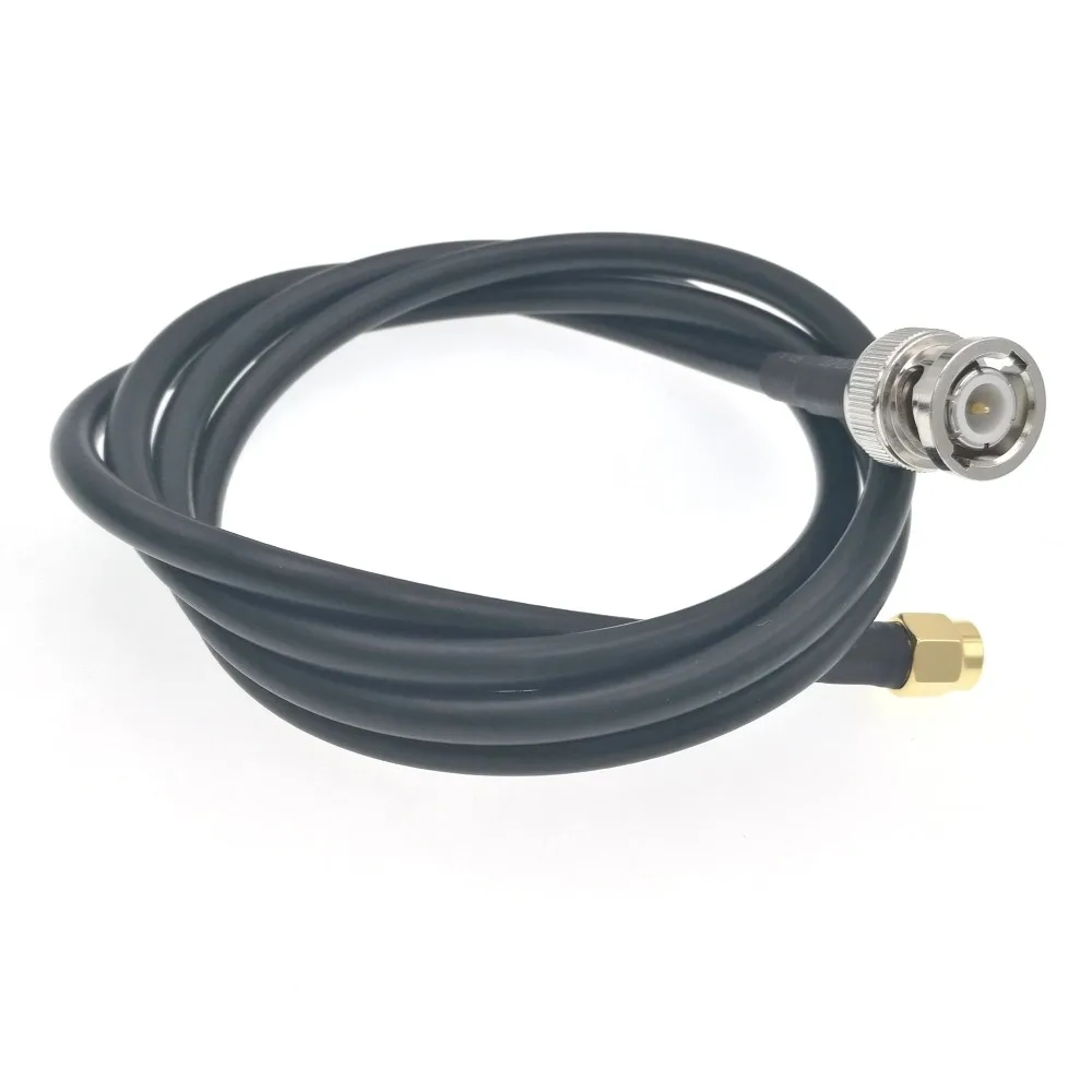 Соединительный кабель с разъемом SMA типа папа на разъем BNC RG58 RF 50 см 1 м и 3 фута|sma rf