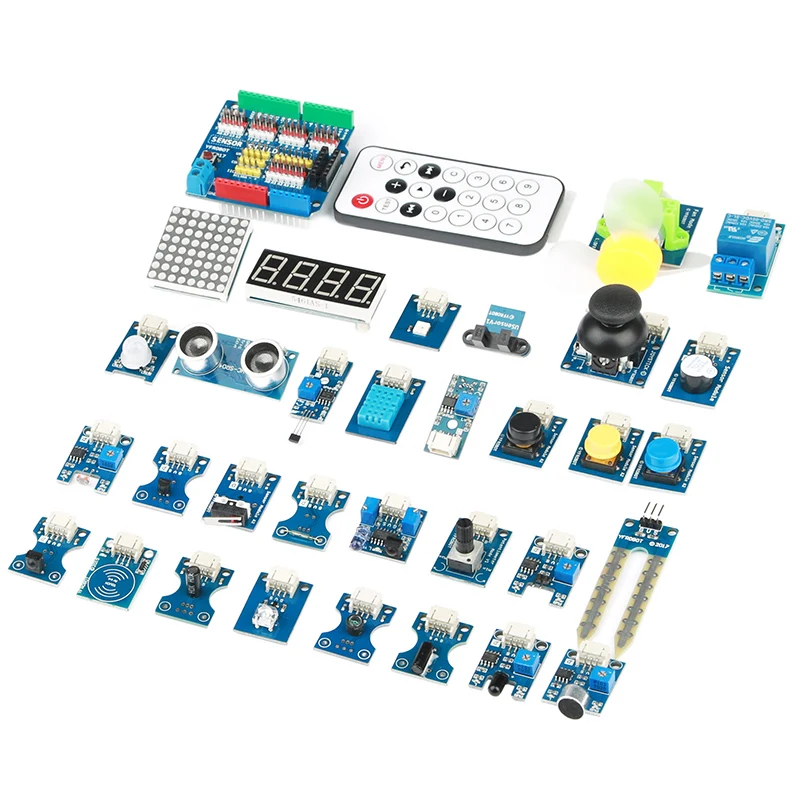 

Diy 30 kinds of sensor kits, sets of sensor modules, send expansion boards, programming sets, mixly library