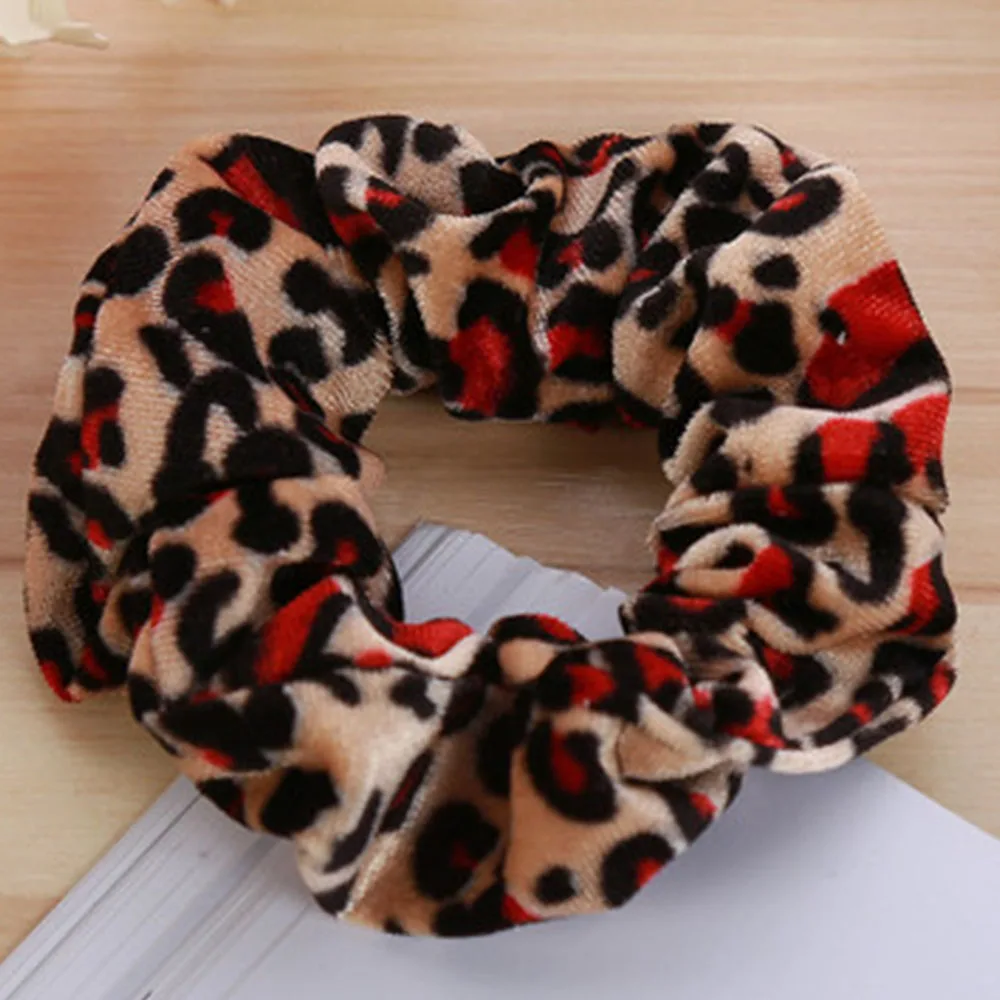 Резинка для волос с принтом в виде большого кишечника эластичная шифоновая лента