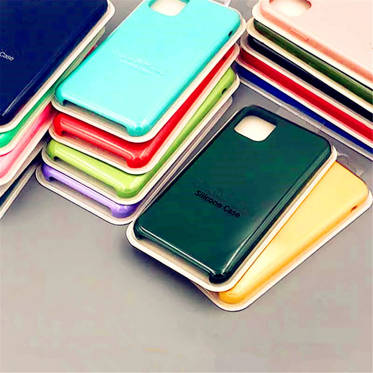 

10pcs Apple Original Official Silicone iphone Case Dropshipping wholesale link