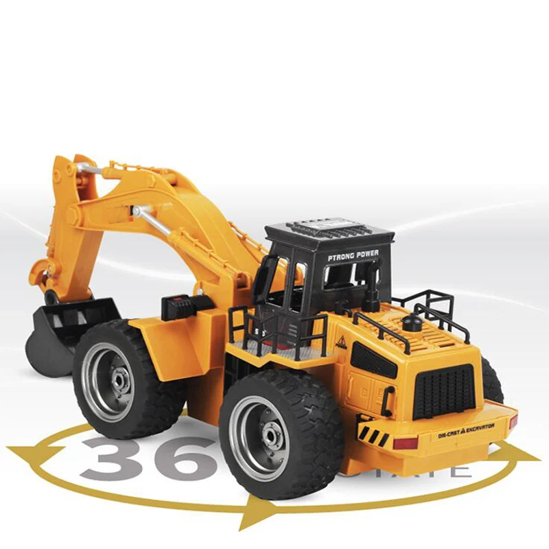 Детская игрушечная техника для мальчиков 6-канальная модель грузовика из сплава