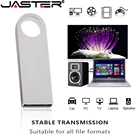 JASTER металлический флеш-накопитель с бесплатным пользовательским логотипом, Usb флеш-накопитель 2,0, 32 ГБ, флеш-накопитель 64 ГБ, водонепроницаемый флеш-накопитель 16 ГБ, 8 ГБ, флешка с ключом