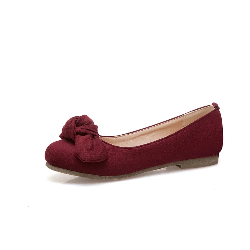 Женские туфли на высоком каблуке замшевые лодочки с круглым носком большой