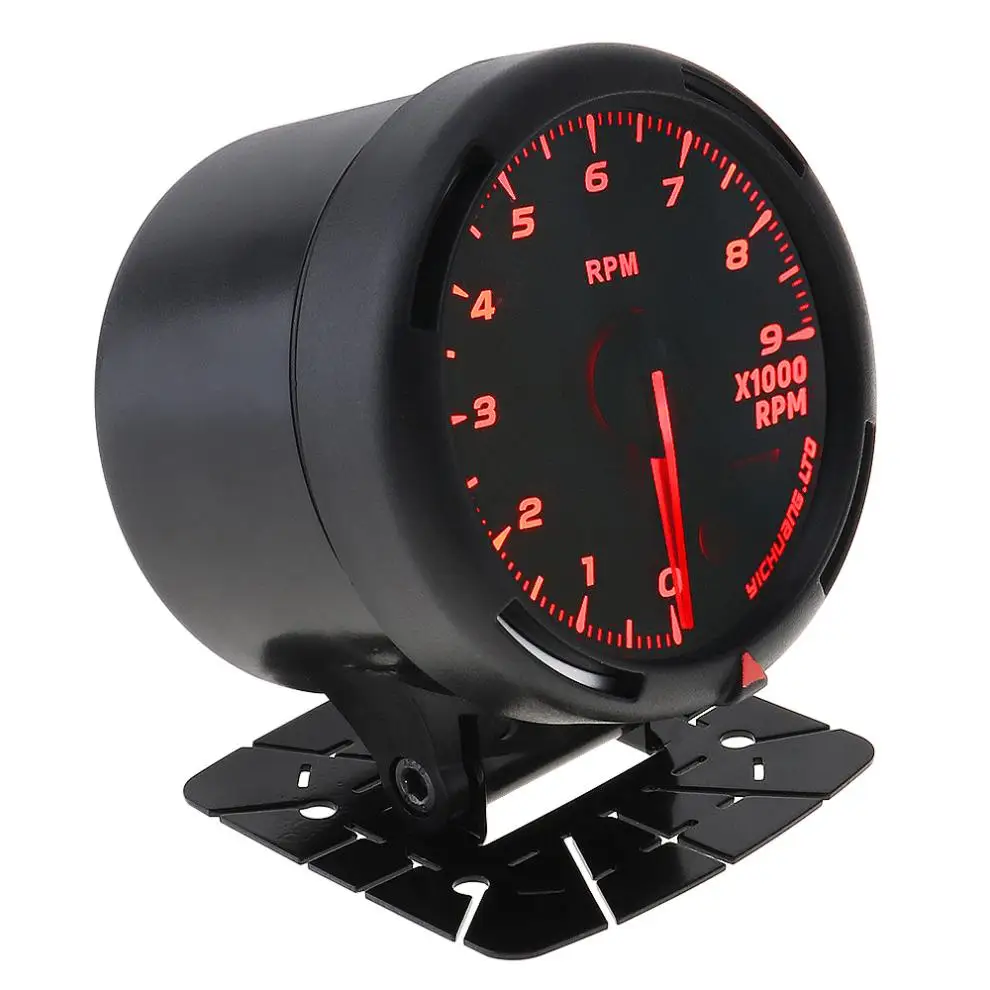 60MM 12V 9 x 1000 RAM 64 Backlights LED Electrical Car Tacho Gauge Meter Auto Tachometer with Speed Sensor | Автомобили и
