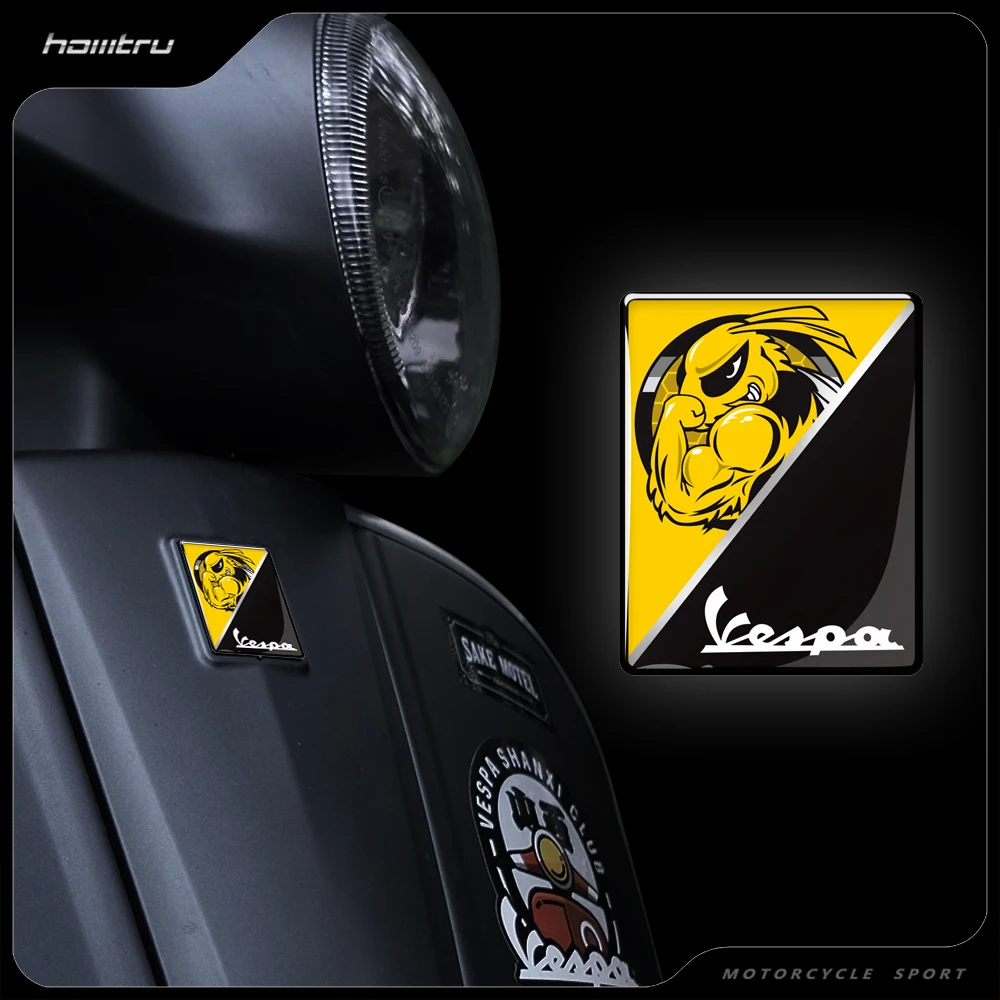 

3D Motorcycle Sticker Case for PIAGGIO VESPA Emblem Logo Granturismo 946 ET2 ET4 50 125 150