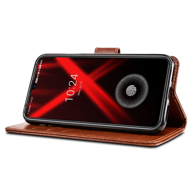Чехол для мобильного телефона Fundas для Umidigi X, роскошный винтажный Чехол-книжка из искусственной кожи, чехол-кошелек с отделением для карт, деловой стиль для UMI X, оболочка