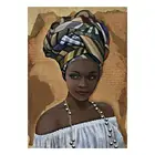 Узор для африканской женщины 5D полностью Алмазная вышивка крестиком Алмазная мозаика украшение для дома