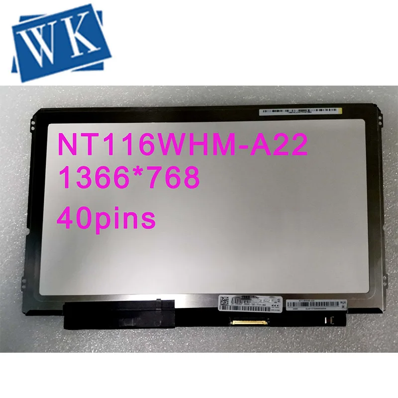 NT116WHM-A22 ЖК-кодирующий преобразователь сенсорного экрана в сборе LED DP/N 0HGNGP Замена