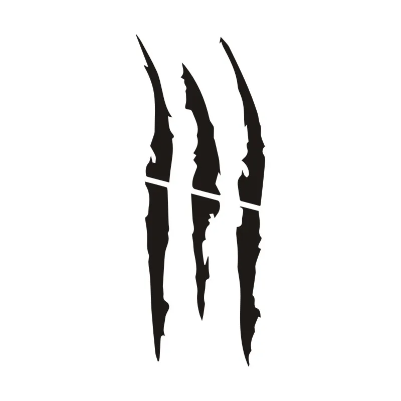 40cmX12cm Strip Car Sticker Reflective Monster Scratch Stripe Decal Headlight Decoration Vinyl Stickers Accessorie | Автомобили и