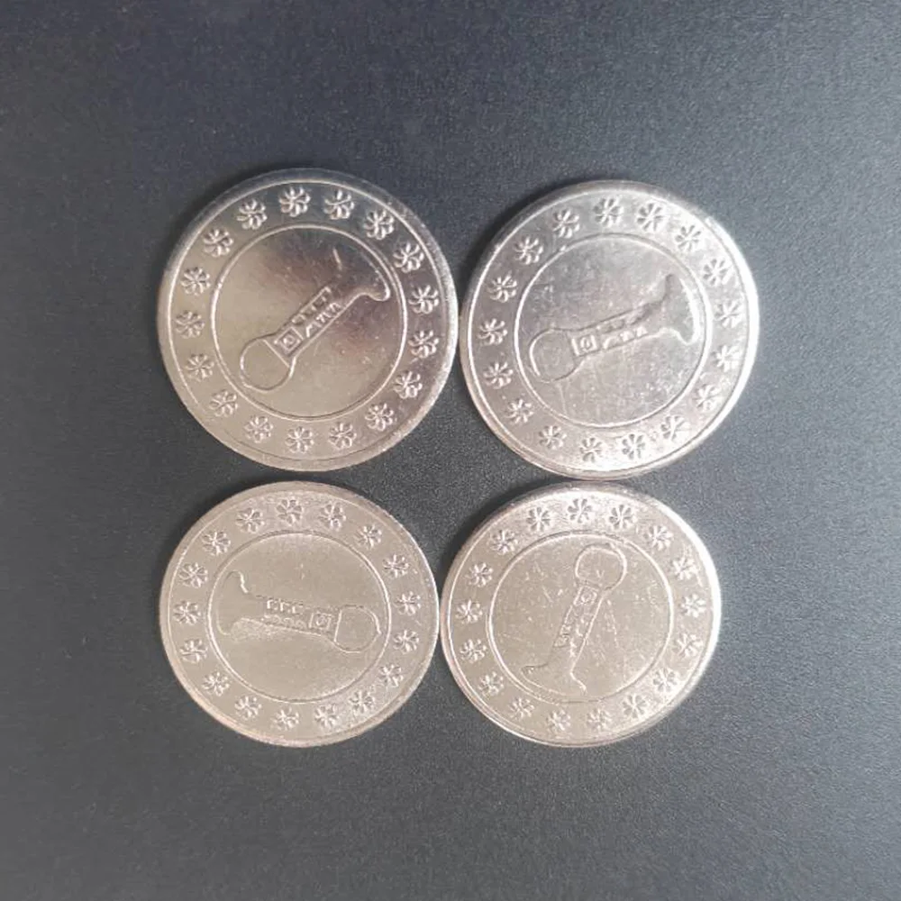 Жетоны игровые металлические из нержавеющей стали 100*24 2 мм 1 8 шт.|Игры с монетами| |