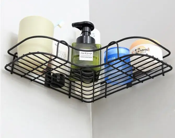 1 шт. аксессуары для ванной комнаты угловая полка крепления кованая железная