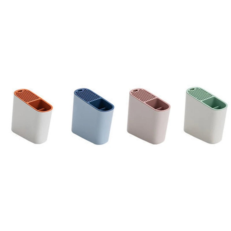 

Kitchen Drain Knife Holder Knife Block Stand Tableware Organizer Chopsticks Forks Holder Storage Box Organizer