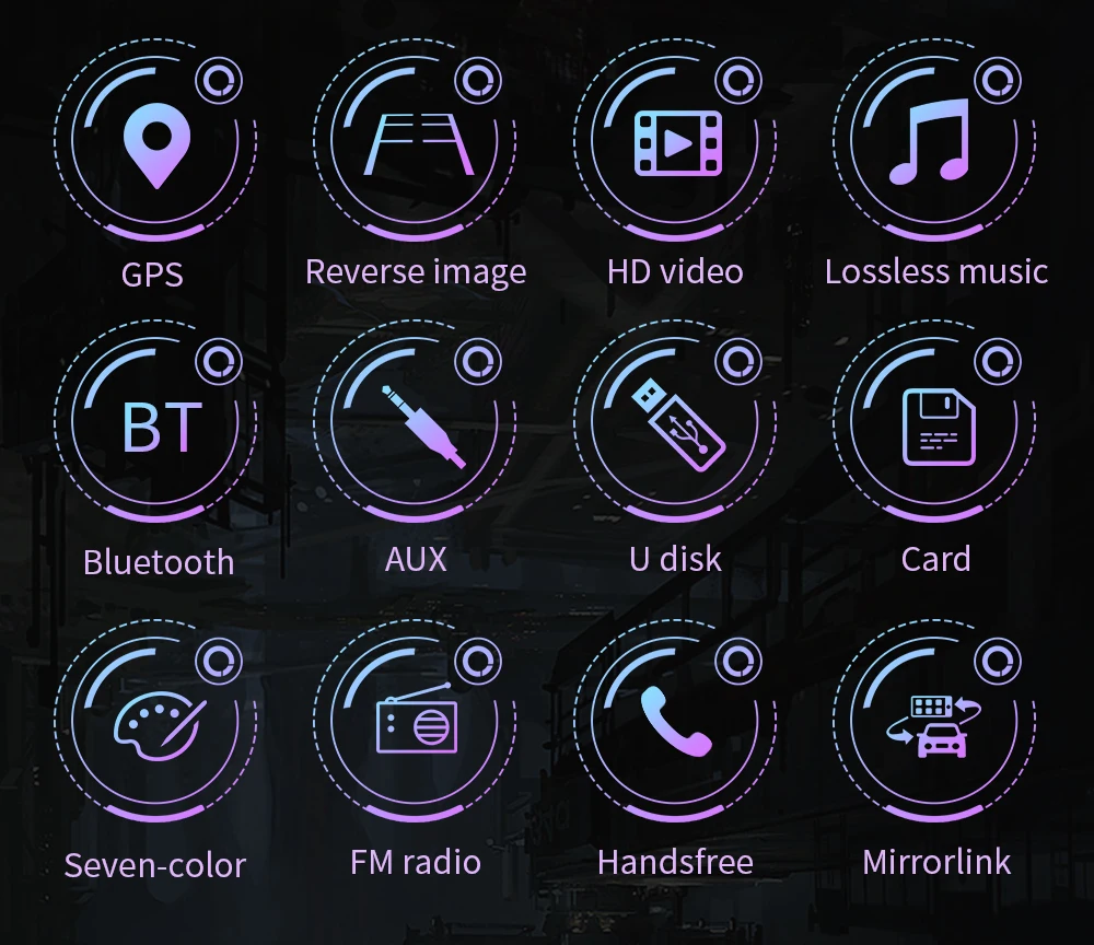 Автомагнитола 7 дюймов 2 Din HD сенсорный экран 7021G Bluetooth FM радио аудио стерео Mp3 Mp5